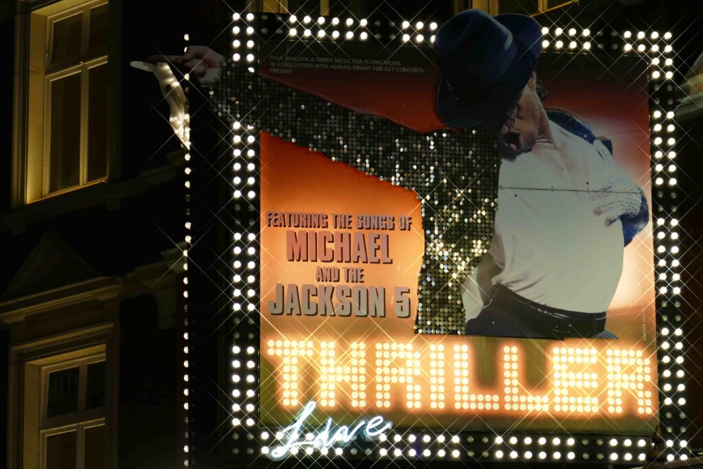 Michel Jackson lighten sign