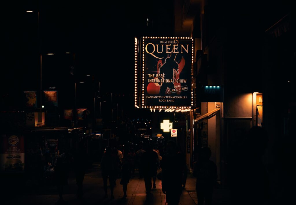 Queen Music Moments show sign