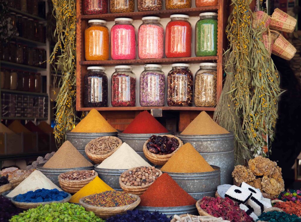 Space market in Marrakech, Morocco