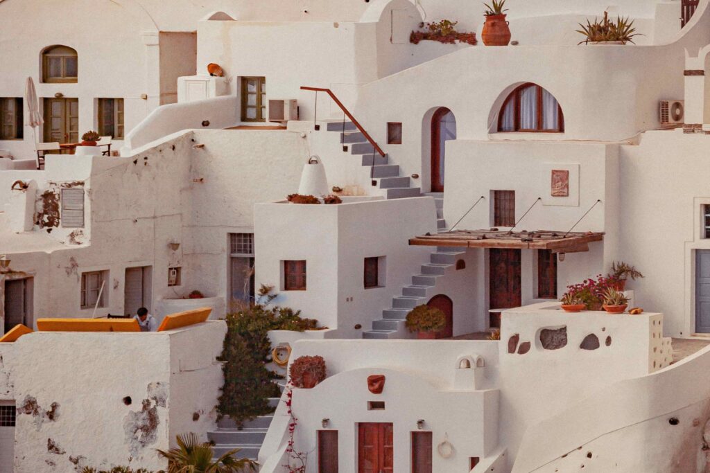 Village in Santorini, Greece