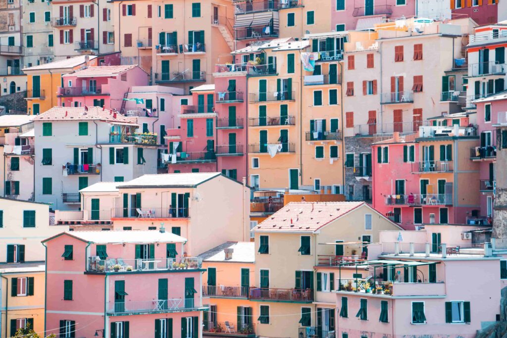 Cinque Terre colorful buildings